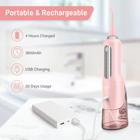 Sejoy Cordless Electric Water Flossers for Teeth Water Dental Flosser Portable Oral Irrigator Rechargeable